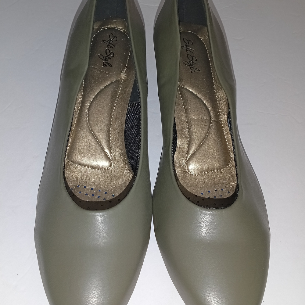 Style & Co. Women's Sage Green Slip-On Loafers